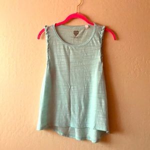 Baby blue tank top